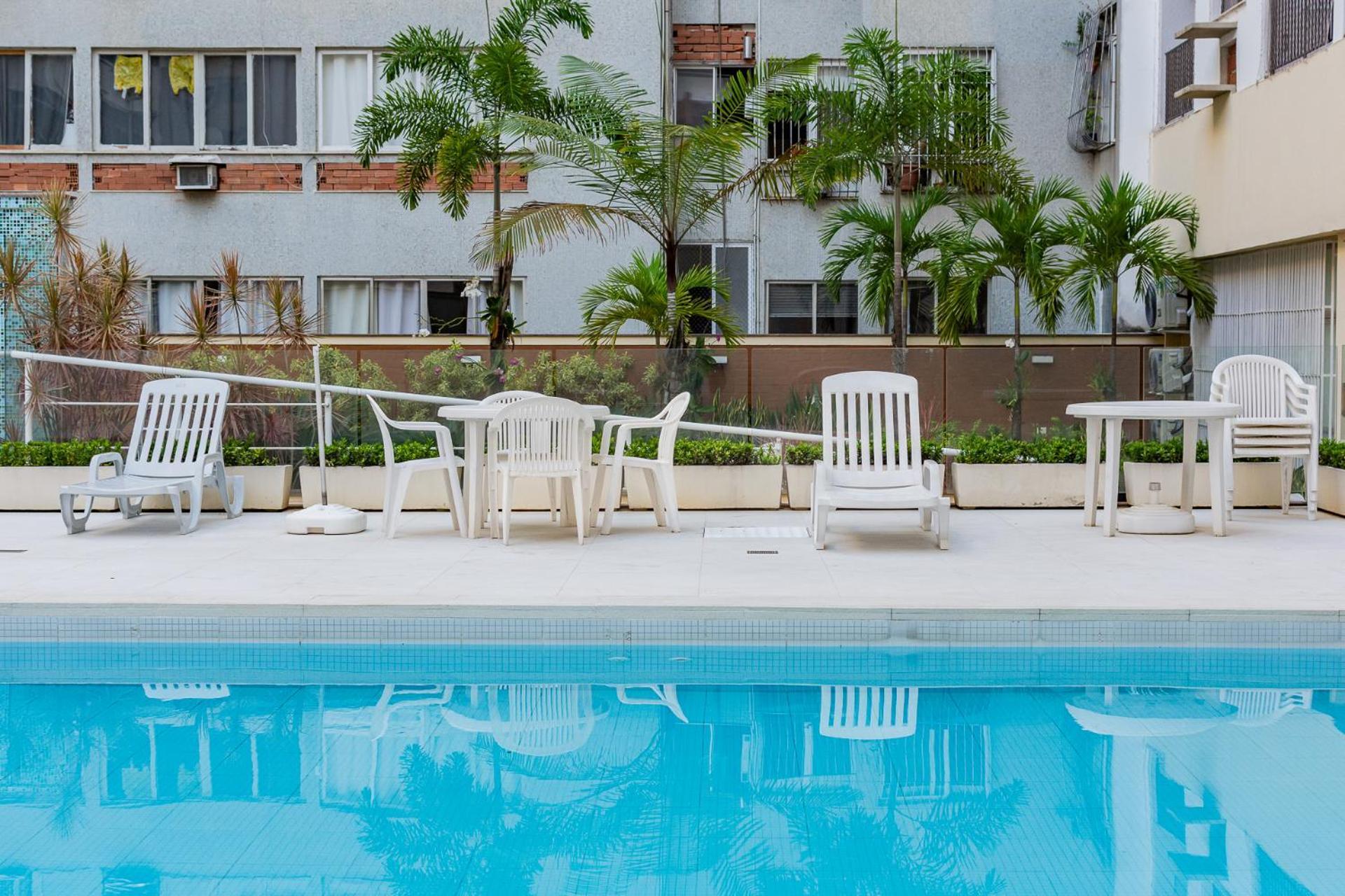 Flat Posto 6 Com Piscina - Copacabana Apartment Rio de Janeiro